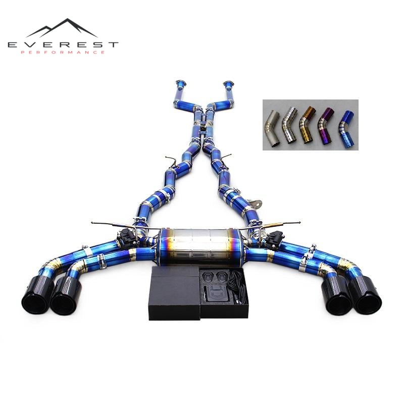Custom Valvetronic Catback Muffler for BMW M5/M6 G90/G99 LCI 4.4T 2024-2025 Titanium Pipes Exhaust System with Control