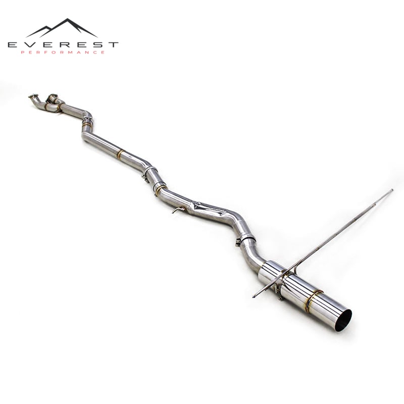 SS304 Exhaust Pipe System for BMW M3 M4 G80 G82 S58 3.0T 2019-2024 High Performance Single Mid-pipe Racing System