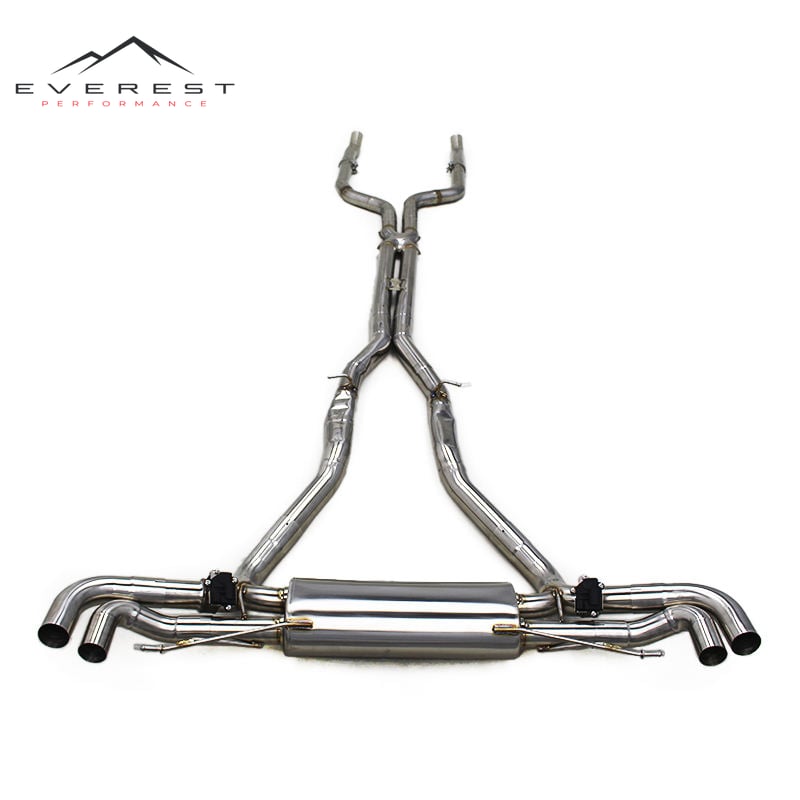 Catback Exhaust System for BMW X5 M60i 4.4TT 2020-2024 304 Stainless Steel Escape Exhaust Pipe Muffler Exhaust Valve