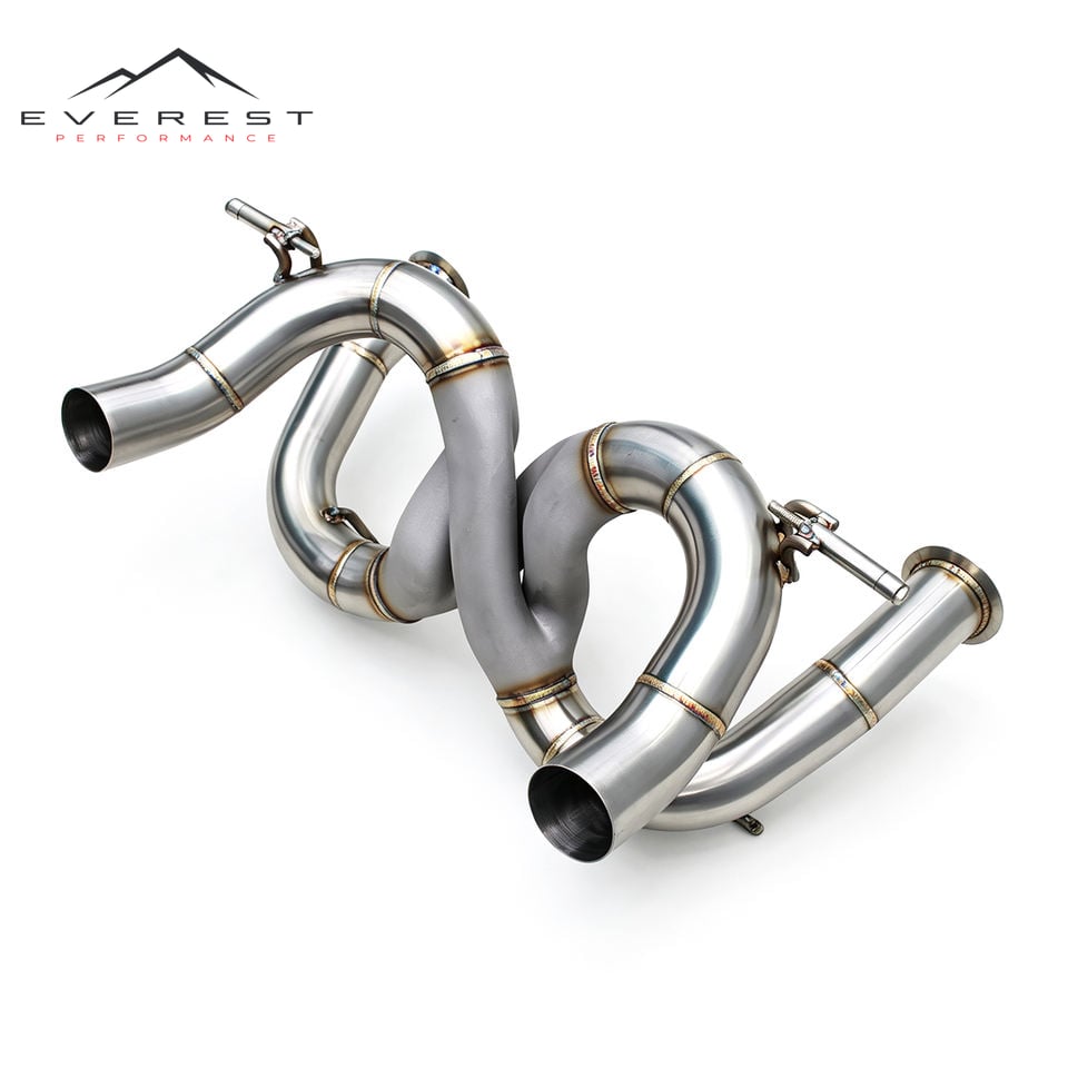 Catback Exhaust for Lamborghini Aventador SVJ 6.5L 2011-2019 Stainless Steel Direct Exhaust Pipe with Z Pipe