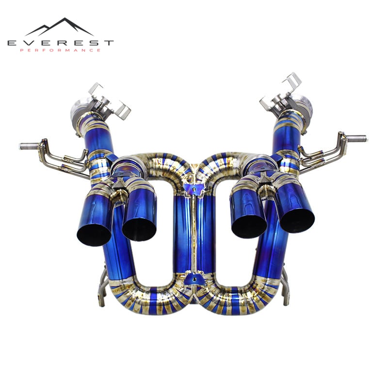 Custom Rear Muffler Exhaust for Lamborghini Revuelto V12 6.5 2024- Supersport Car Titanium Pipes Valve Exhaust System