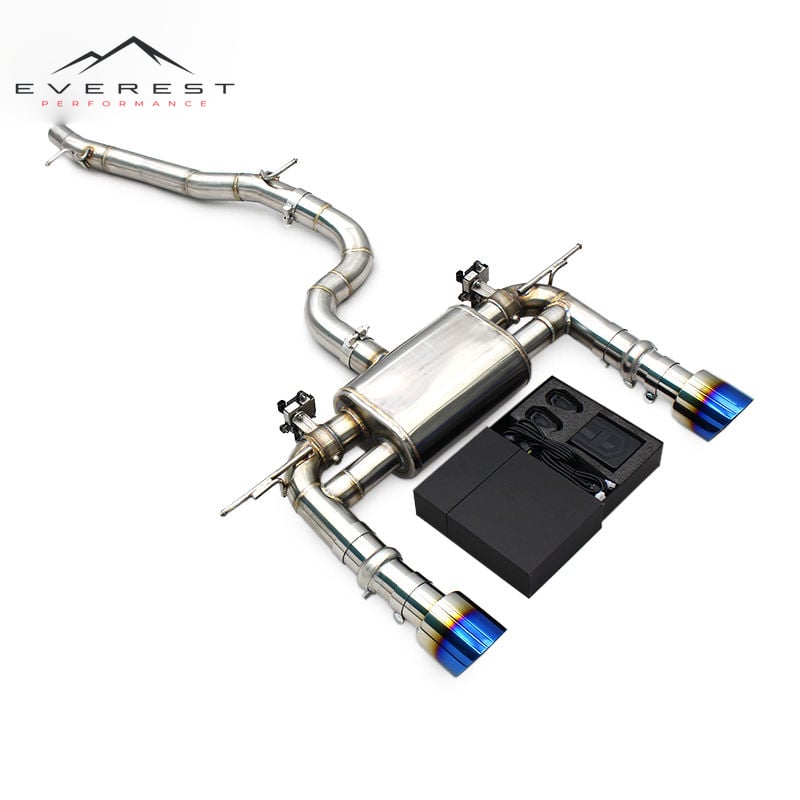 Stainless Steel Escape Catback Exhaust Pipe for Audi TT/TTS 2.0T 2010-2019 Exhaust Pipes Muffler with Valve Control System
