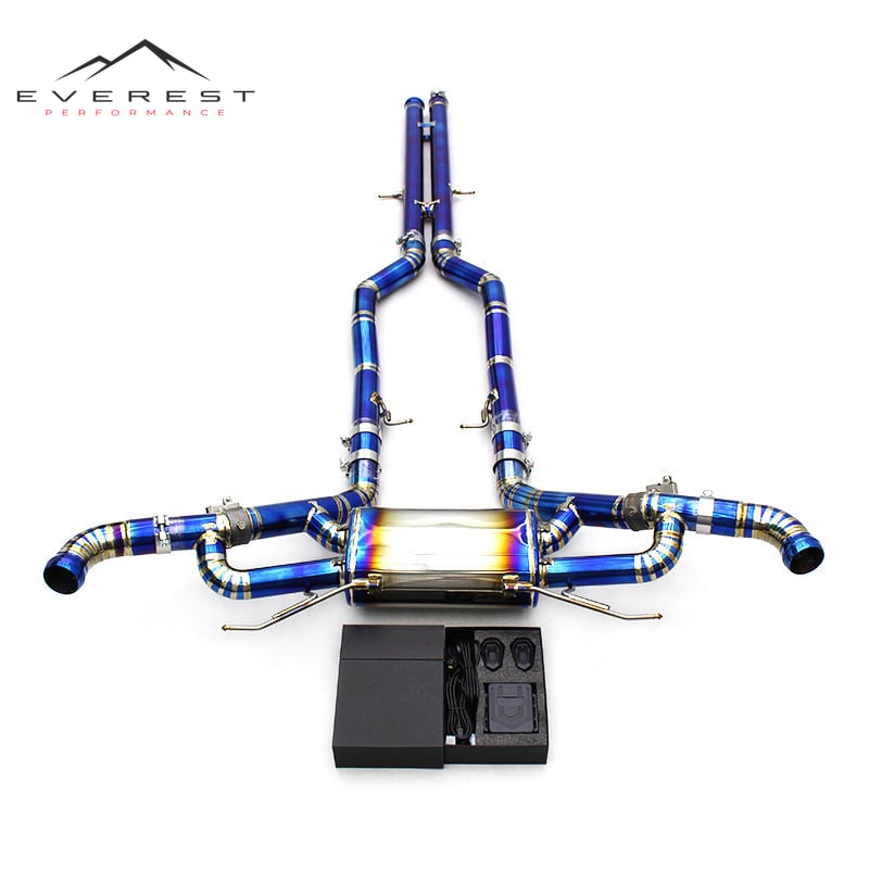 Valvetronic Exhaust System for Aston Martin DBX 707 V8 4.0TT 2022-2025 Light Weight Titanium Pipes Catback Muffler