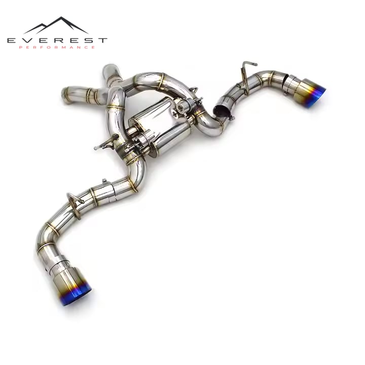 Stainless Steel Escape Pipes Muffler Exhaust Valve Catback Exhaust for Mclaren 570S 3.8 2015