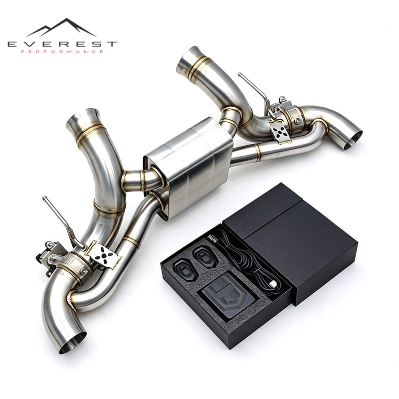 Catback Exhaust Pipe Muffler for Mclaren GT 4.0T 2019-2023 Racing Stainless Steel Exhaust with Valve System