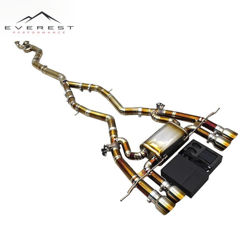 Titanium Catback Exhaust for BMW M3/M4 G80/G82 3.0T 2021-2026 M3 Titanium Exhaust Pipe with Electronic Valve Muffler Pipe