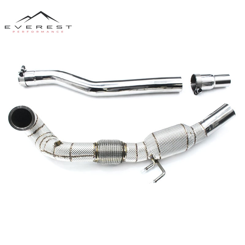 Catted Downpipe for AUDI S3 2.0T 2015-2022 With GPF/OPF Stainless Steel Front Tube Exhaust System