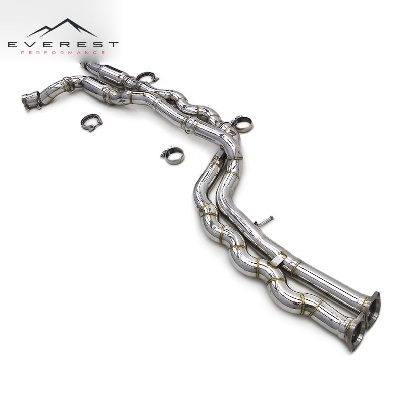 Escape Exhaust Equal Length Mid Pipe for BMW M2 Competition F87 S55 3.0T 2018-2023 Midpipe With Resonator Exhaust System