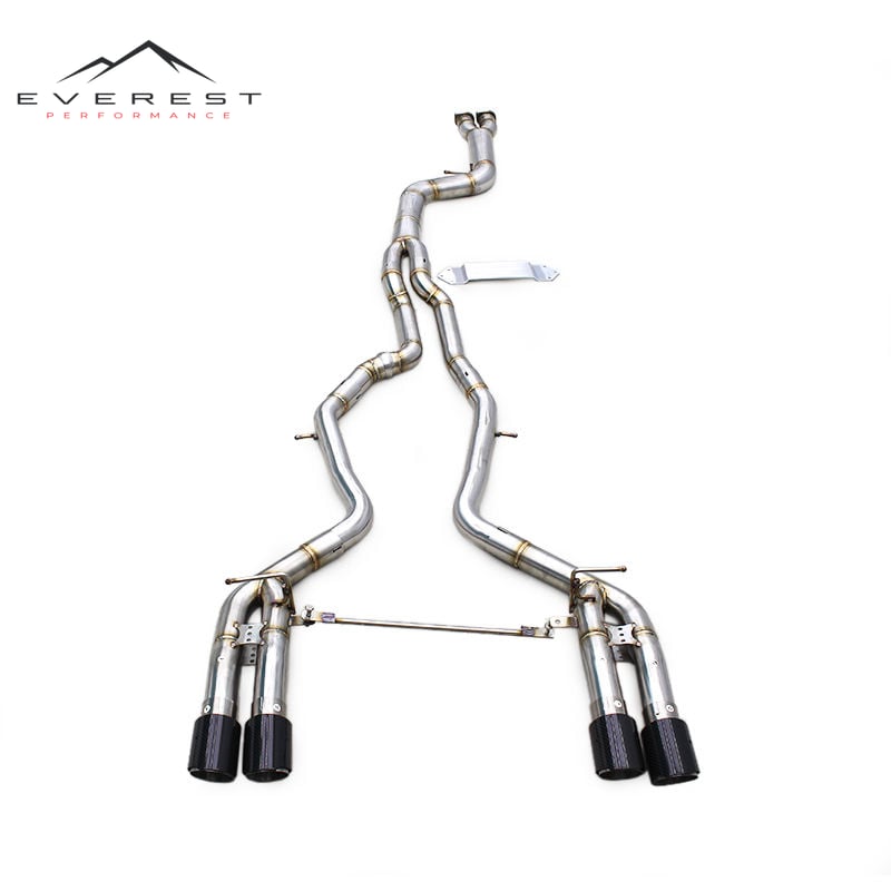 Custom Catback Muffler for BMW M2 Competition/M2C 3.0T F87 S55 2018-2023 SS304 3.5" Single Midpipe Straight Exhaust System