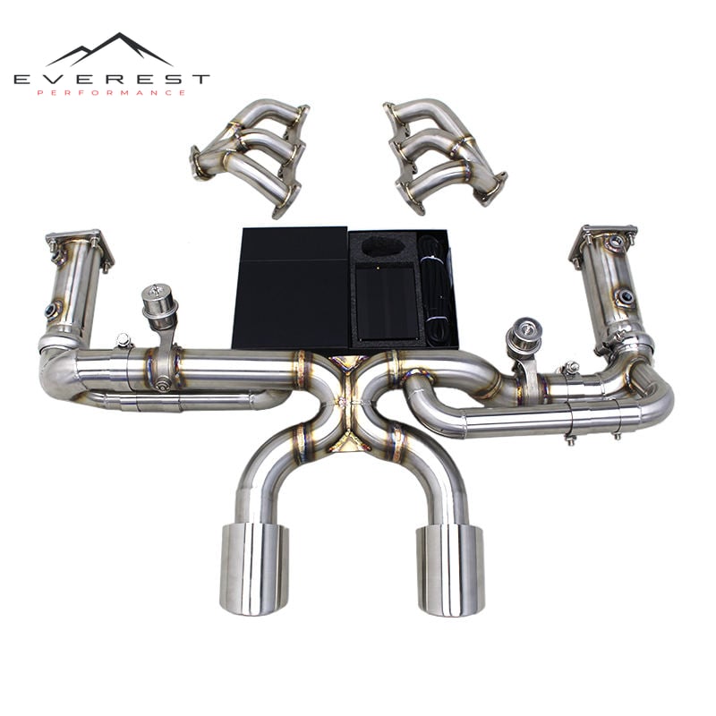 Racing Car Exhaust Pipes for Porsche 911 991/991.2 Carrera 3.0T 2016-2018 Stainless Steel Exhaust Catback System Upgrades GT3