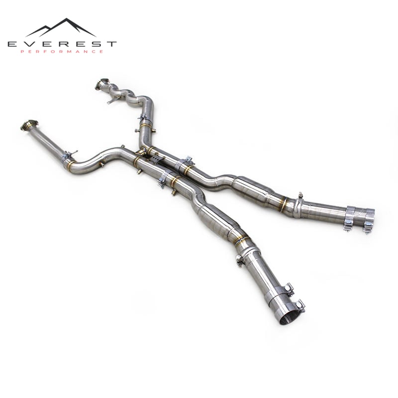 Mid Pipes Exhaust System for BMW M3/M4 G80/G82 3.0T 2021-2022 Stainless Steel Equal Length Middle Tube
