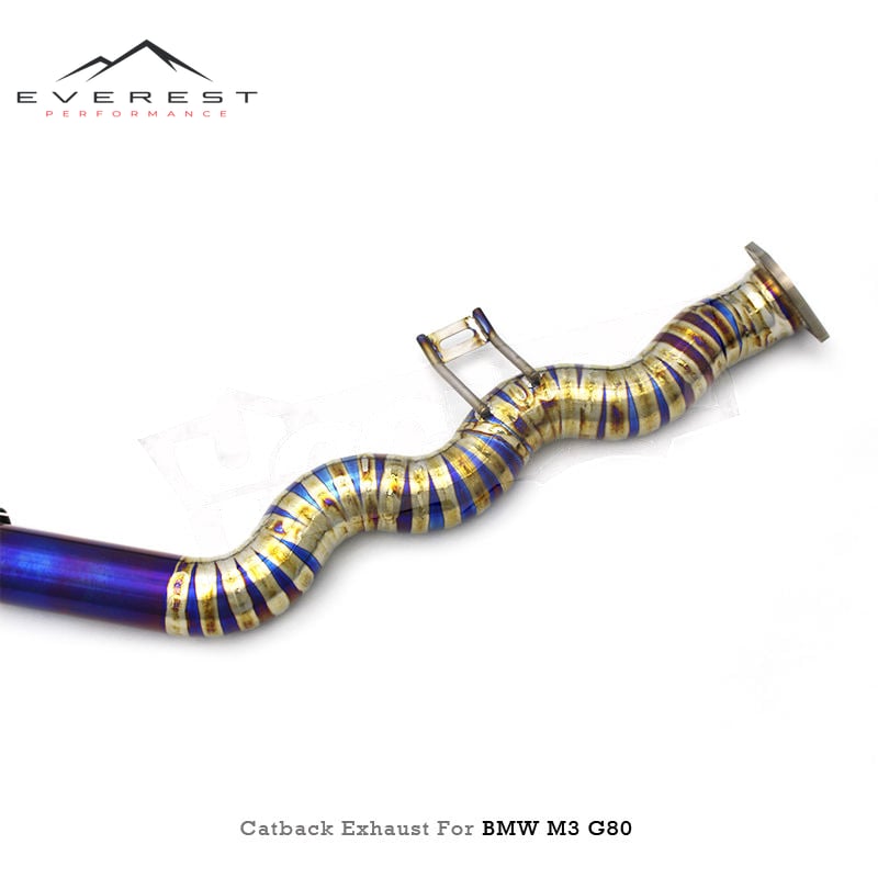 Car Exhaust Catback for BMW M3/M4 G80/G82/G8X S58 3.0T 2019- Titanium Pipe Exhaust High Performance Car Exhaust System