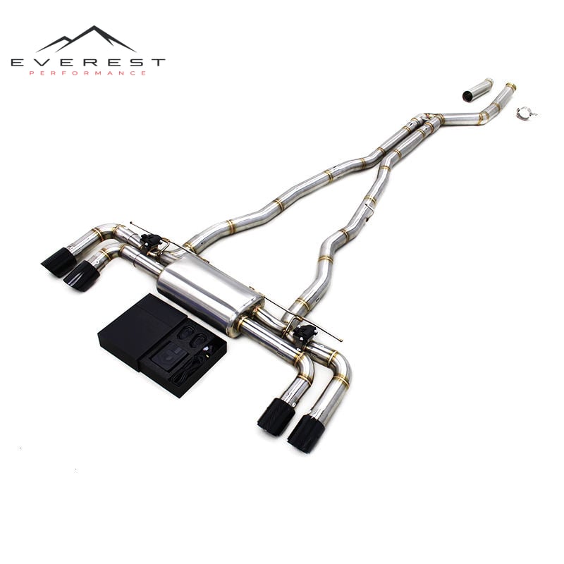 Valved Exhaust Pipes for BMW 540/540i G30/G38 3.0T B58 2018-2024 SS304 Valvetronic Catback Exhaust System with Remote