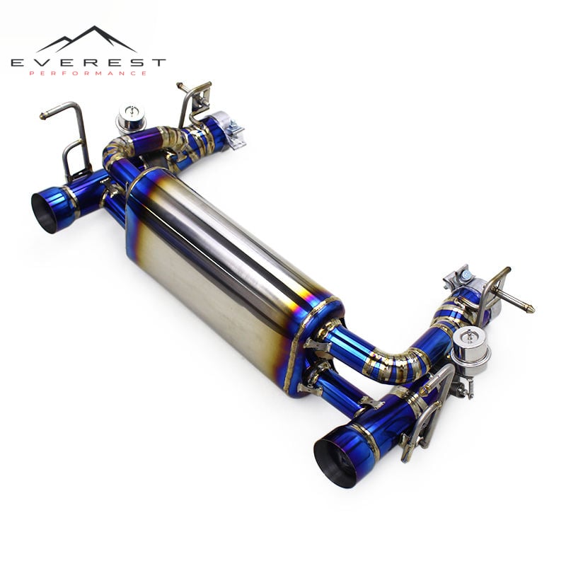 Titanium Exhaust Pipe System for Ferrari 488 GTB/Spider/Pista 3.9T V8 2015-2019 Vacuum Valve Catback Exhaust