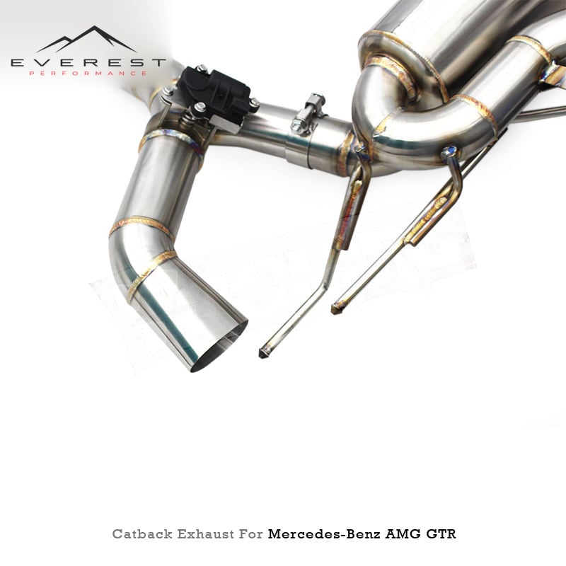 SS304L Exhaust Pipe System for Mercedes-Benz AMG GTR/GT R C190 4.0T 2019-2023 Valvetronic Catback Exhaust Pipe Muffler
