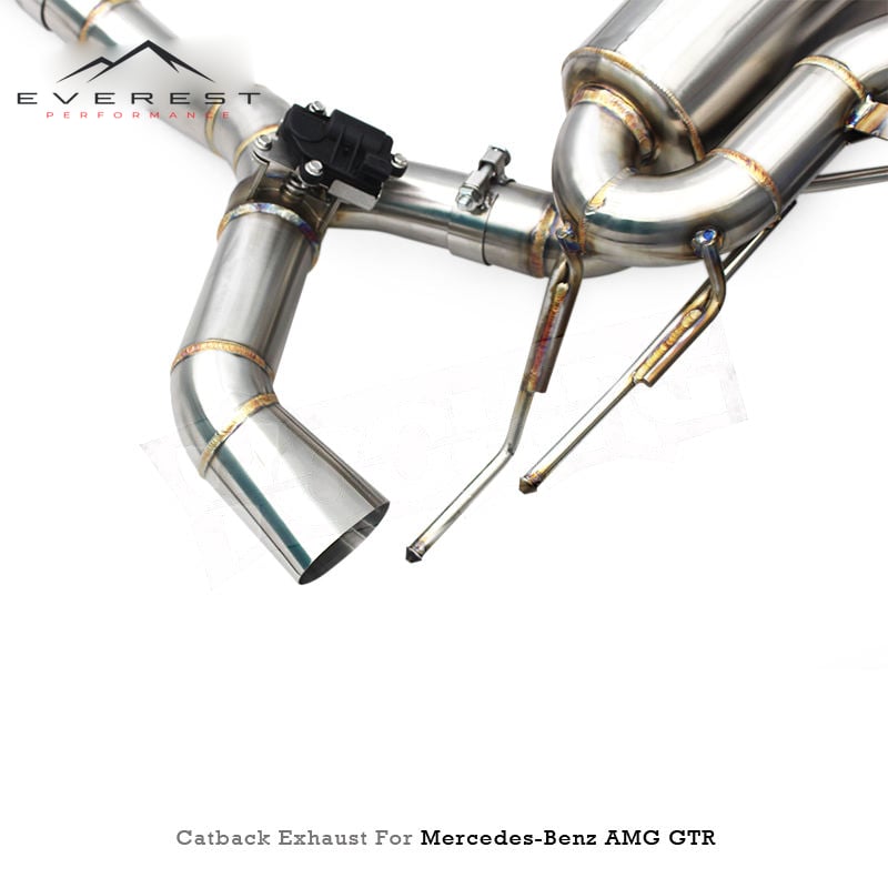 SS304L Exhaust Pipe System for Mercedes-Benz AMG GTR/GT R C190 4.0T 2019-2023 Valvetronic Catback Exhaust Pipe Muffler