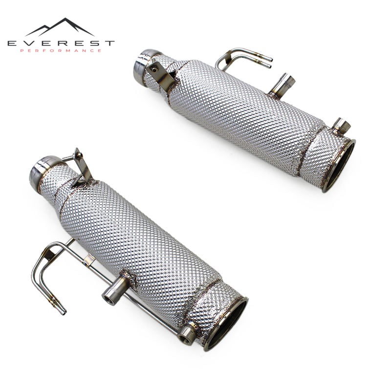 Auto valvetronic exhaust Exhaust System for Mclaren Artura 3.0T Spider 2023-2024 stainless steel Heat Shield High Flow Downpipe