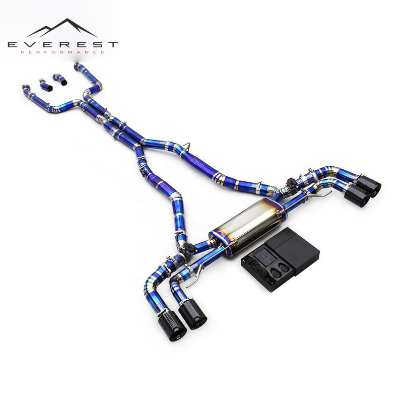 Titanium Catback Exhaust System for BMW X7 M60i 4.4TT (2023-2024) Racing Exhaust Pipes Valvetronic Muffler Exhaust System