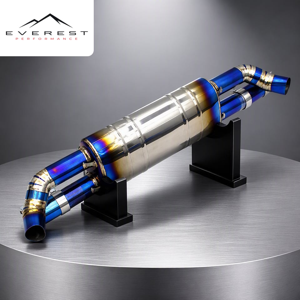 Fit Axle Back Exhaust for Porsche 911 Carrera 991.2 GT2 RS 3.8T 2018-2019 Non Valved Race Exhaust Muffler Pipes