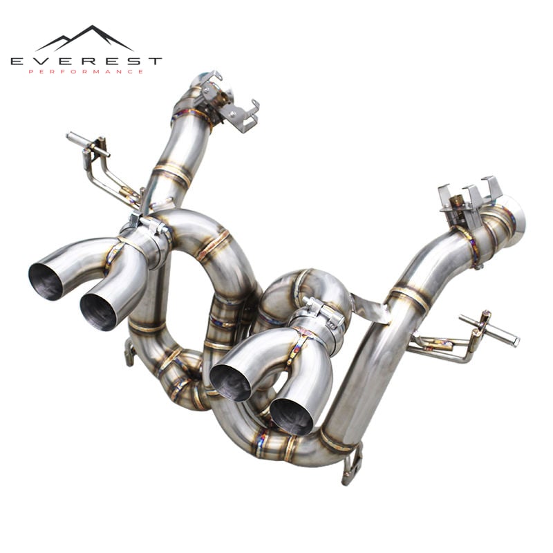 Exhaust Pipe System for Lamborghini Revuelto 6.5L V12 2023-2025 Racing Stainless Steel Exhaust Pipe with Valve