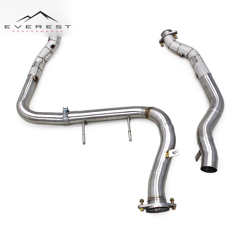 Exhaust Downpipe for Ford Raptor F150 3.5T 2015-2019 Free Flow Stainless Steel Exhaust Pipe Escape Auto Car Exhaust System