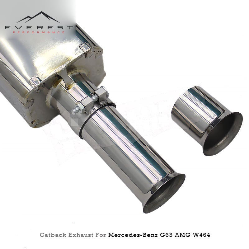 Titanium Exhaust Pipe System for Mercedes-Benz G63 AMG W463A/W464 4.0T 2019-2023 Electronic Valve System with Remote Control