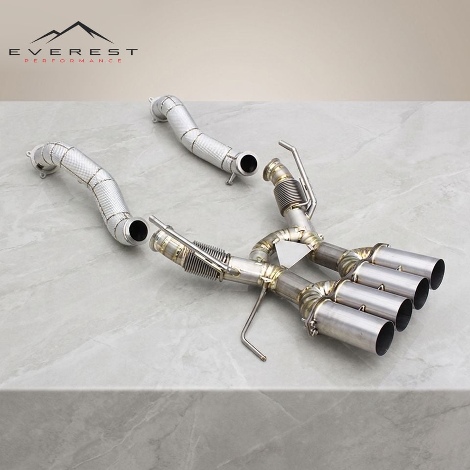 Titanium Lightweight Catback for Mclaren 765LT Coupe/Spider 4.0T 2020+ Racing Exhaust System High Performance Downpipe