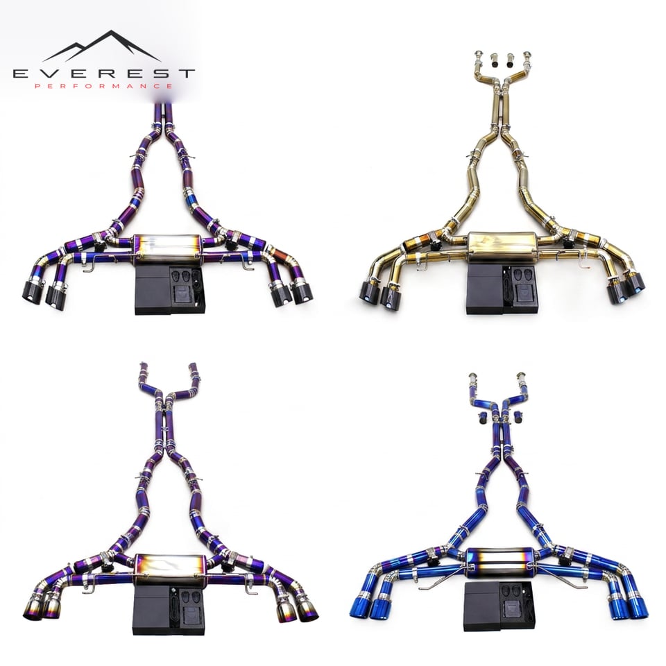 Valvetronic Catback Exhaust for BMW X5M/X6M F95/F96 4.4TT2020-2024 Lightweight Titanium Pipes Muffler Racing Systems