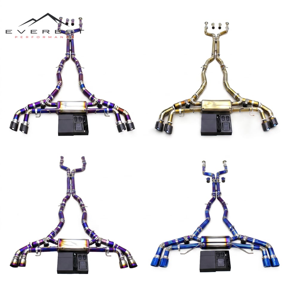Valvetronic Catback Exhaust for BMW X5M/X6M F95/F96 4.4TT2020-2024 Lightweight Titanium Pipes Muffler Racing Systems