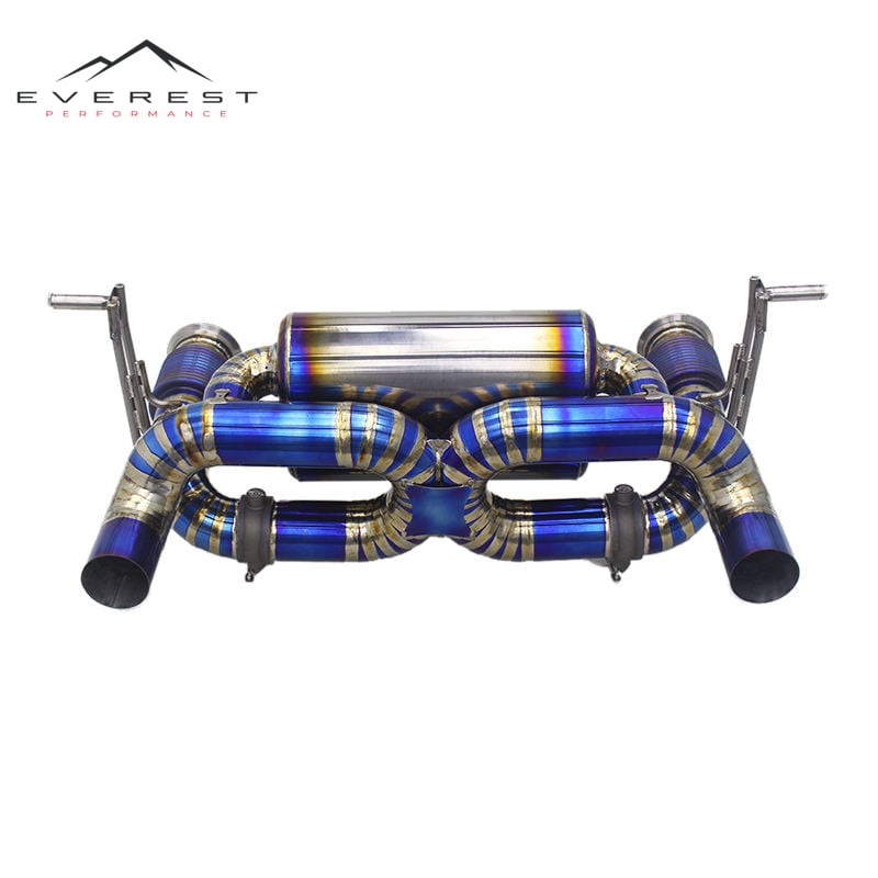 Catback Exhaust for Lamborghini Huracan EVO Spyder 2019- Exhaust System Titanium Alloy Pipe High Performance Contains Valve