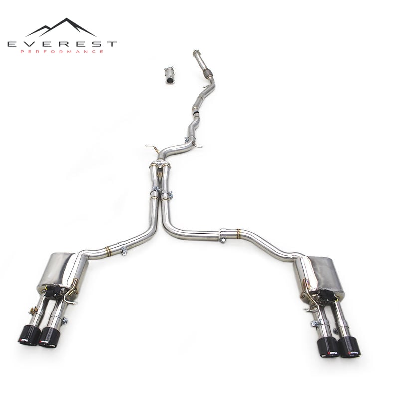 High Performance Valved Exhaust Catback System for Audi A6 2.0T C7 2012-2018 Exhaust Downpipe Catback Exhaust with Valve