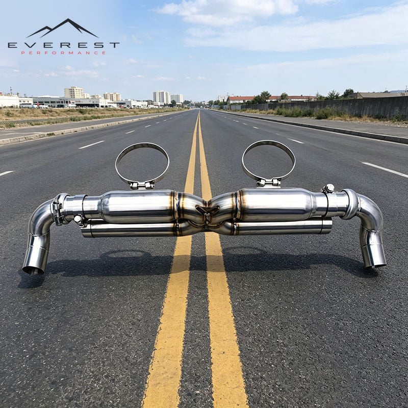 SS304 Performance Exhaust for Porsche 911 991.2 Carrera 3.0T 2016-2018 No Valve Catback System