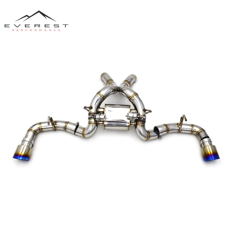 SS304 Exhaust Pipe System for Mclaren 570S 3.8 2015+ Performance Vacuum Valve Muffler Exhaust System Catback Exhaust