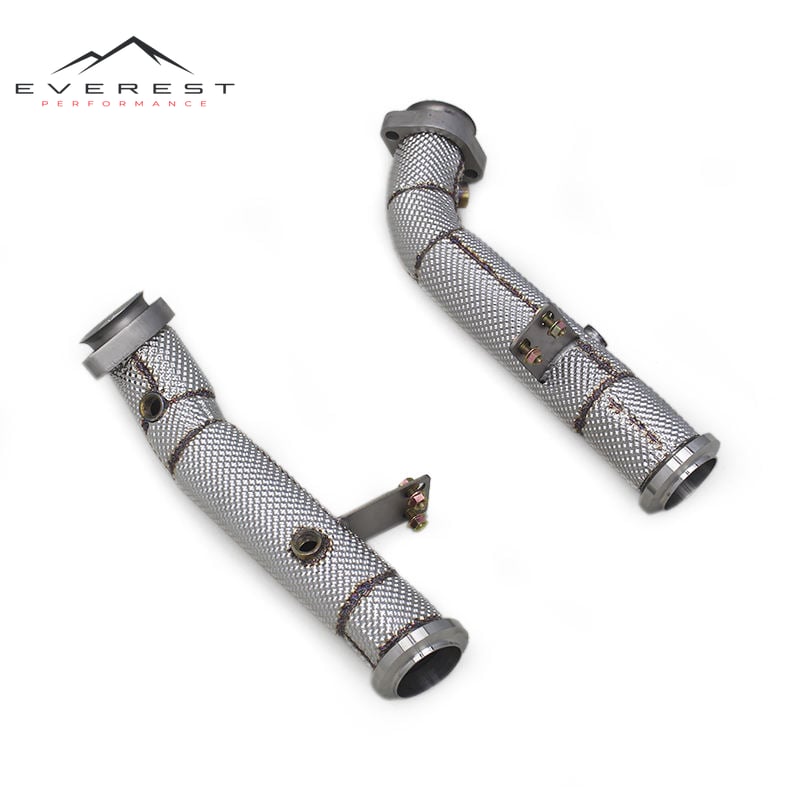 Downpipe for Mercedes-Benz E43 AMG 3.0TT 2016-2018 Stainless Steel Exhaust Free Flow Race Front Down Pipes
