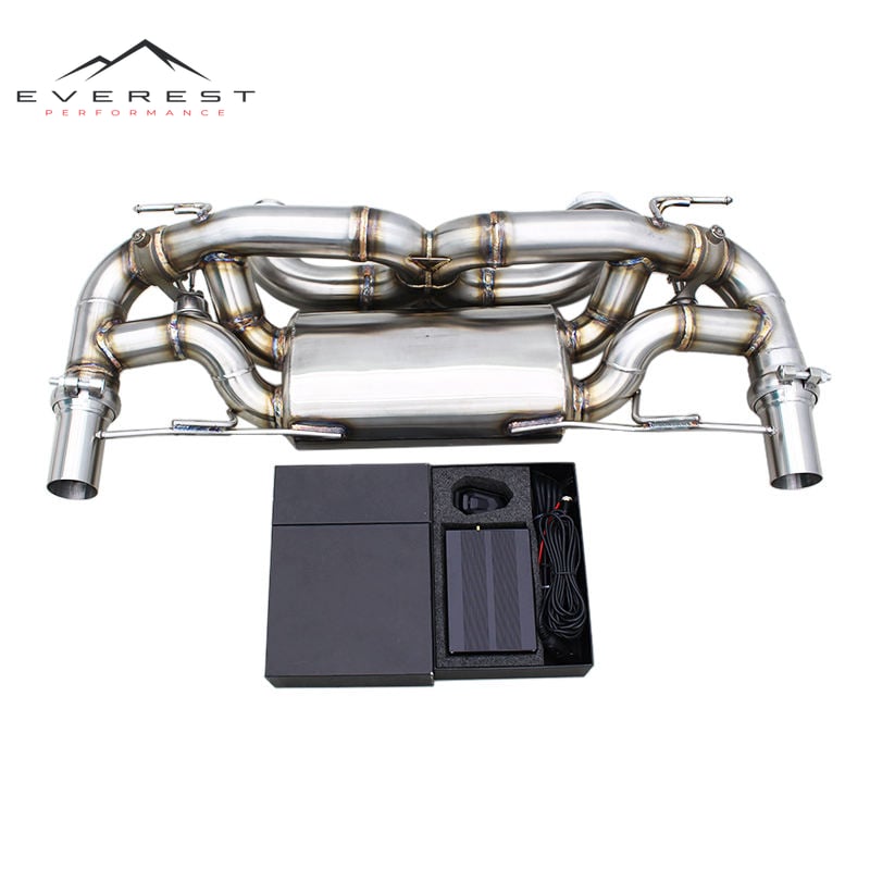 Axle Exhaust System for Aston Martin DB9 V12 6.0L 2004-2017 Enhanced Sound Valved Sport Exhaust System