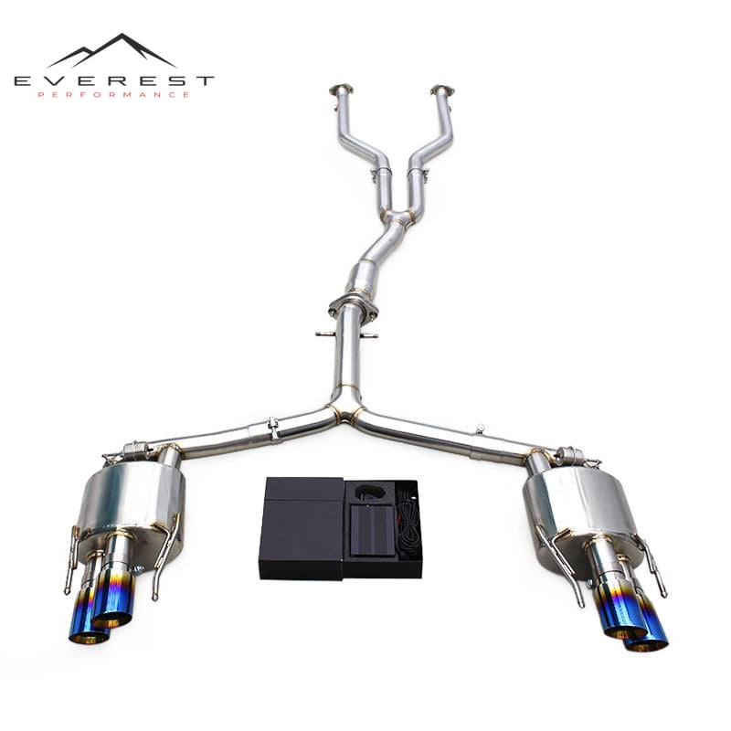 SS304L Exhaust Pipe System for Lexus ISF/IS F 5.0L 2007-2014 Catback Exhaust Pipe Muffler Valve Control Kit System