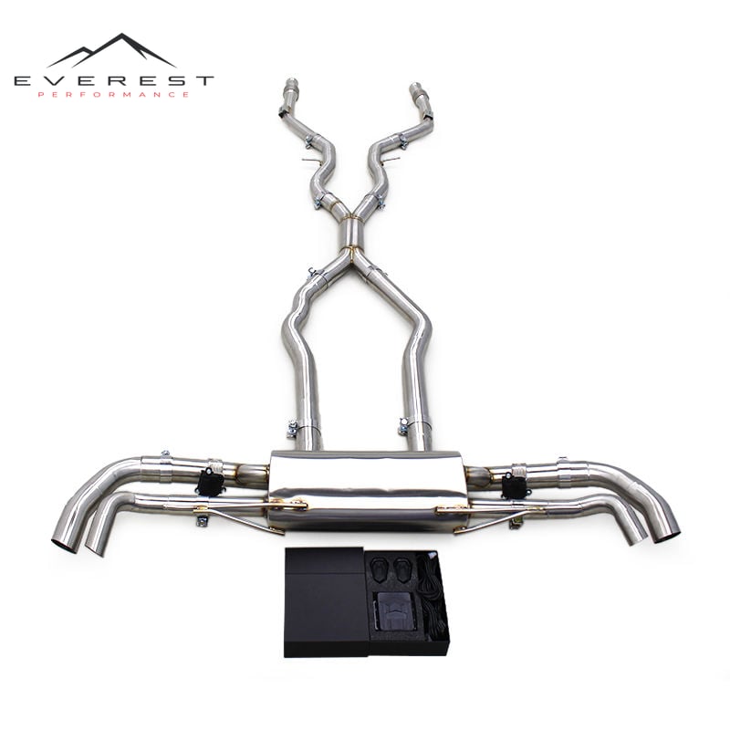 Exhaust Pipe System for Mercedes-Benz GLS63 GLS580 AMG 4.0TT 2019-2024 Valvetronic Catback with Independent Remote Controller