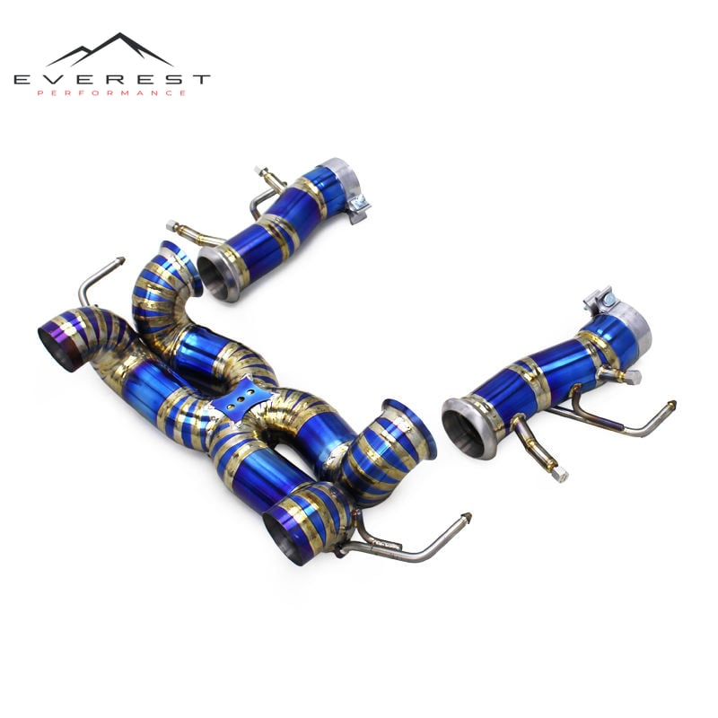 Performance Catback Exhaust for Ferrari SF90 3.9T V8 2019-2023 Titanium Exhaust Pipe Escape Muffler Car Exhaust System