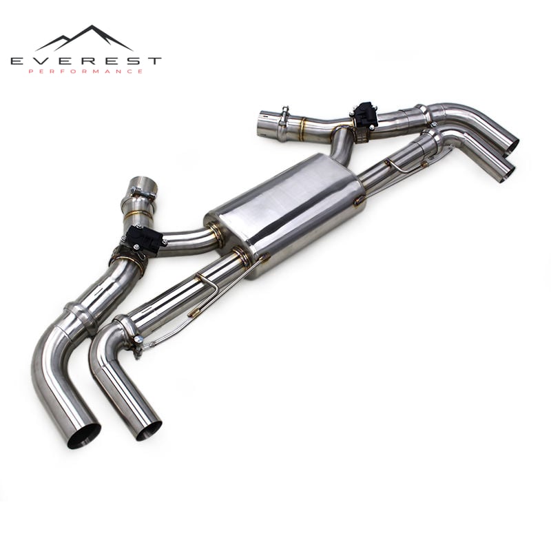 Rear Back Exhaust System for BMW X5 M60i 4.4TT 2024 Stainless Steel Escape Muffler Quad Outlet Catback Car Exhaust