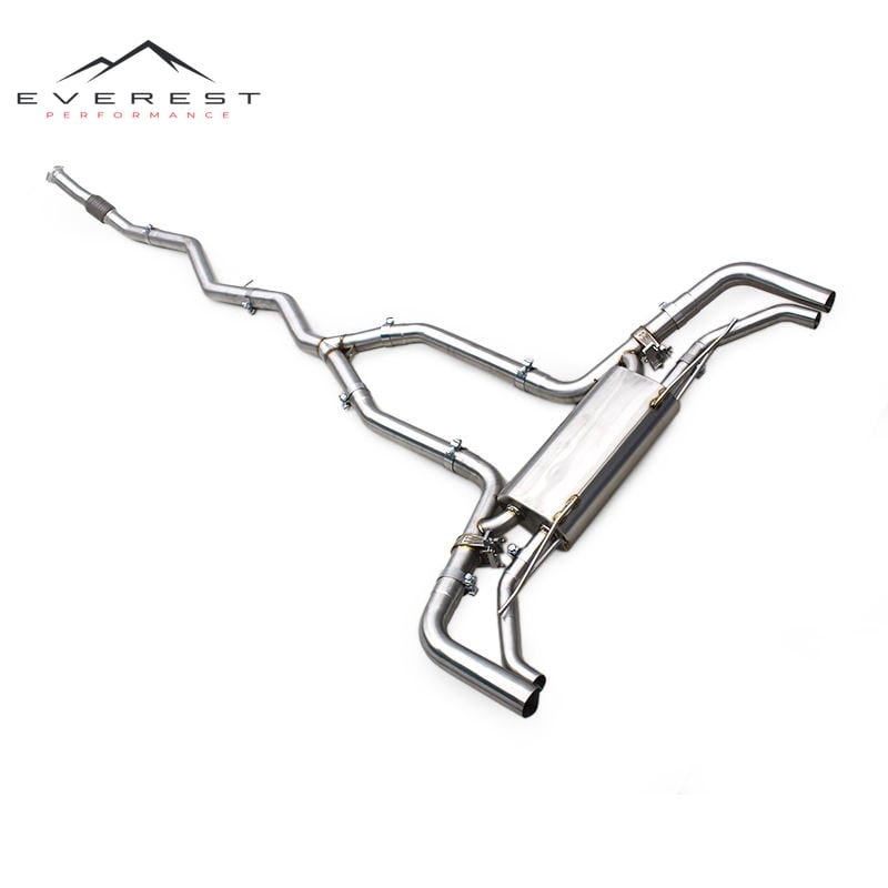 Racing Stainless Steel Catback Exhaust Pipes for Mercedes-Benz GLE53 AMG W167 3.0T 2020-2024 Sport Car Muffler Exhaust System