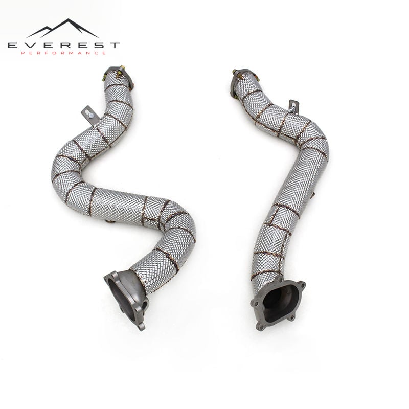 Turbos Downpipe for Audi A8L D4 4.0T 2011-2023 Performance Street Race Car Stainless Steel Free Flow Exhaust System