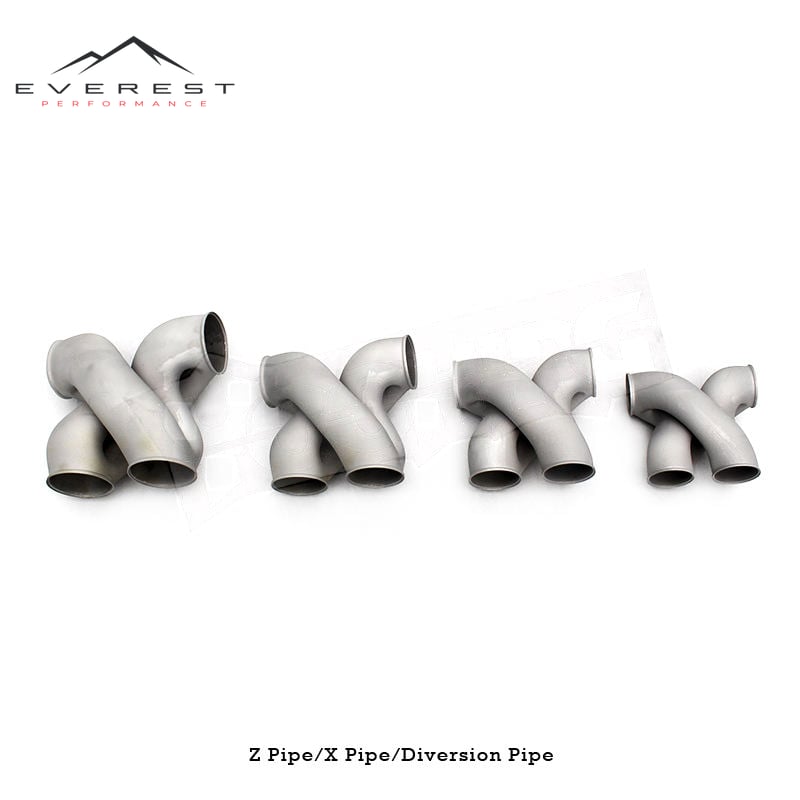 3D Printed Z Pipes for All Car Model Universal Stainless Steel Exhaust Pipes 2.5/2.75/3 /3.5 Inch