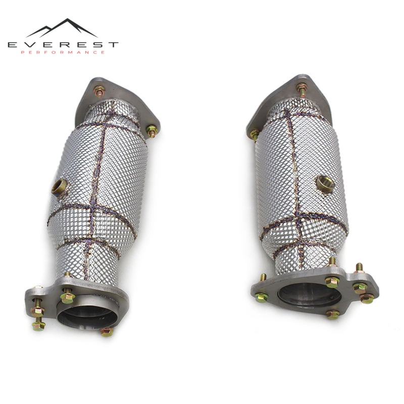 Auto Performance Parts for Chevrolet Corvette C8 2019-2023 Stainless Steel Exhaust Downpipes with Catalysis 100/200/300 Cell