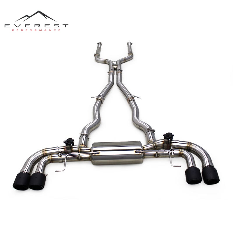 Catback Exhaust Pipes for BMW M550/M550i G30/N63 4.4TT 2017-2022 Stainless Steel Valvetronic Muffler