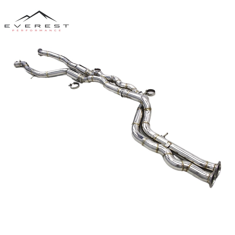 Racing 1.5mm Stainless Steel 1.5mm Mid Pipe for BMW M2C/M2 Competition S55 F87 3.0T 2018-2023 Equal Length Exhaust System