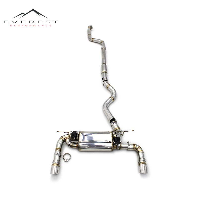 Racing SS 304 Stainless Steel Catback Exhaust Pipe for BMW B58 F30 340/340i F36 440/440I 3.0T Valve Controlled Muffler Exhaust