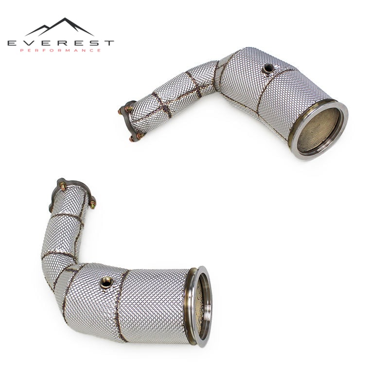 Exhaust Pipe for Audi RSQ8/RS Q8 4.0T 2022-2023 Stainless Steel Exhaust Downpipe
