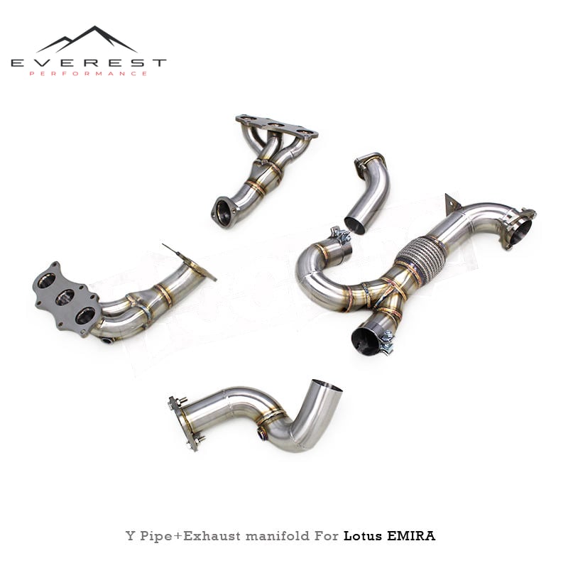 High Performance Stainless Steel Manifold Exhaust for Lotus EMIRA 3.5L 2021-2022 Header Y-Pipe Systam Sport Car