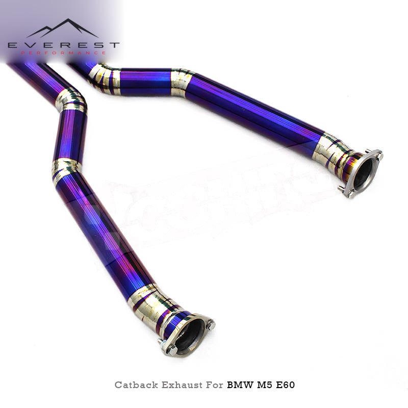 Auto Valvetronic Muffler for BMW M5 E60 5.0L 2003-2010 Titanium Catback Tuning Exhaust System Modified Sounds