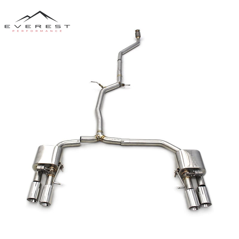 Escape Catback for Audi A4/A5 B8/B9 2.0T 2016-2023 Engine Stainless Steel Mufflers Valve Control Exhaust System